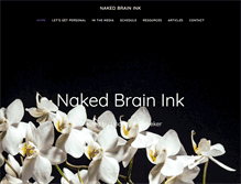 Tablet Screenshot of nakedbrainink.com